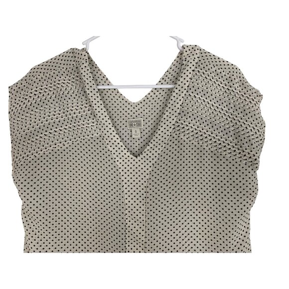 Converse Target S V-Neck Off-White Star Print Tiered Tunic Top RW10336 EUC - Picture 6 of 9